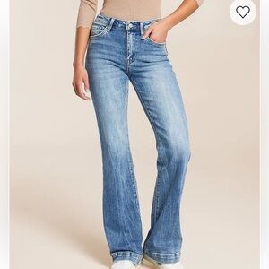 Willa High Rise Trouser Stretch Jean - Brand New! W 23 / L 36